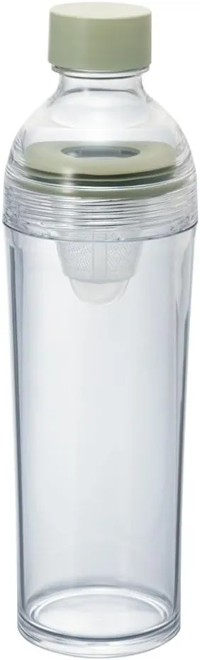 ハリオ HARIO Filter-In Bottle, Portable, Made in Japan, Practical Capacity, 13.5 fl oz (400 ml), Smoky Green, Gift Wrapping Specifications, Model Number: FIBP-40-SG