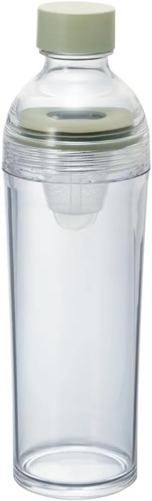 ハリオ HARIO Filter-In Bottle, Portable, Made in Japan, Practical Capacity, 13.5 fl oz (400 ml), Smoky Green, Gift Wrapping Specifications, Model Number: FIBP-40-SG