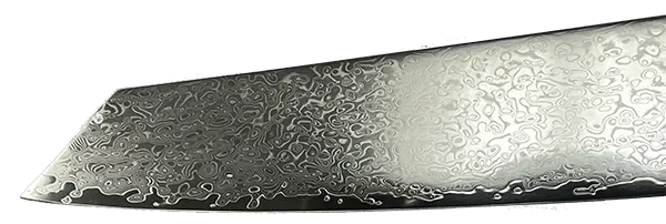 * VG10 Rain Drop Pattern - Bunka Knife Blank - 13.5" OAL 8.25" Cut