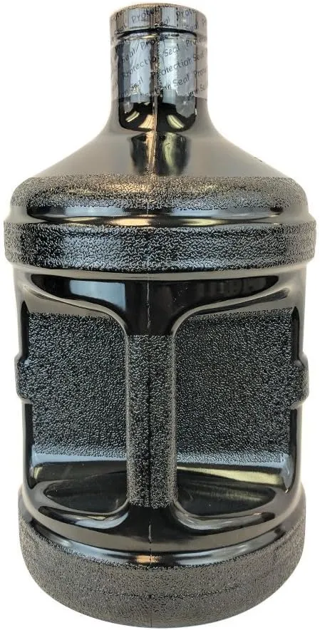 1 Gallon Leak-Proof BPA Free Reusable Plastic Drinking Water Big Mouth Bottle Jug Container with Holder Drinking Canteen