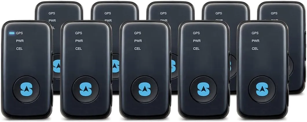 (10 Pack) Spytec GPS Smart Mini GPS Tracker for Vehicles Cars Trucks Loved Ones, Fleets, Hidden Tracker Device for Vehicles with Unlimited US and Worldwide Real-Time Tracking App - USA Made Tech