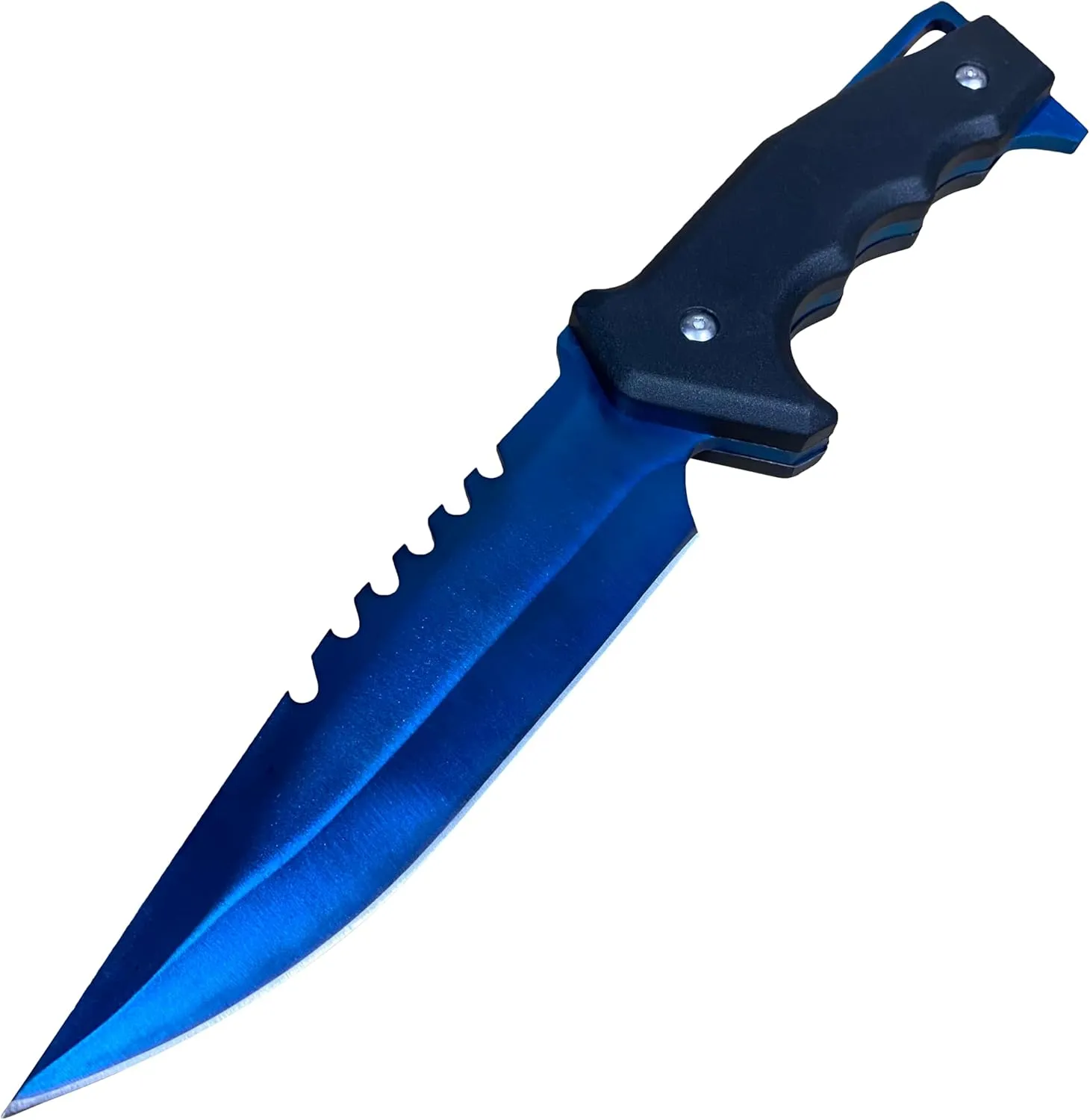 10.5" Full-Tang Fixed Blade Tactical knife - Blue, Stainless steel Blades sharp