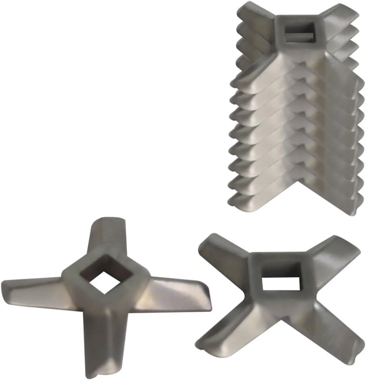 10pcs Meat Grinder Knife #8 Mincer for Blade Stainless Steel Replacement for Bosch ​MFW66020 67440 68660 68680 for moulinex HV8 for vitek
