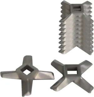 10pcs Meat Grinder Knife #8 Mincer for Blade Stainless Steel Replacement for Bosch ​MFW66020 67440 68660 68680 for moulinex HV8 for vitek