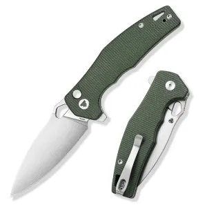 14C28N Steel Knife | Folding | Micarta Handle