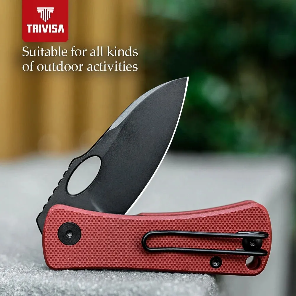 14C28N Steel Knife | G10 Handle | Folding