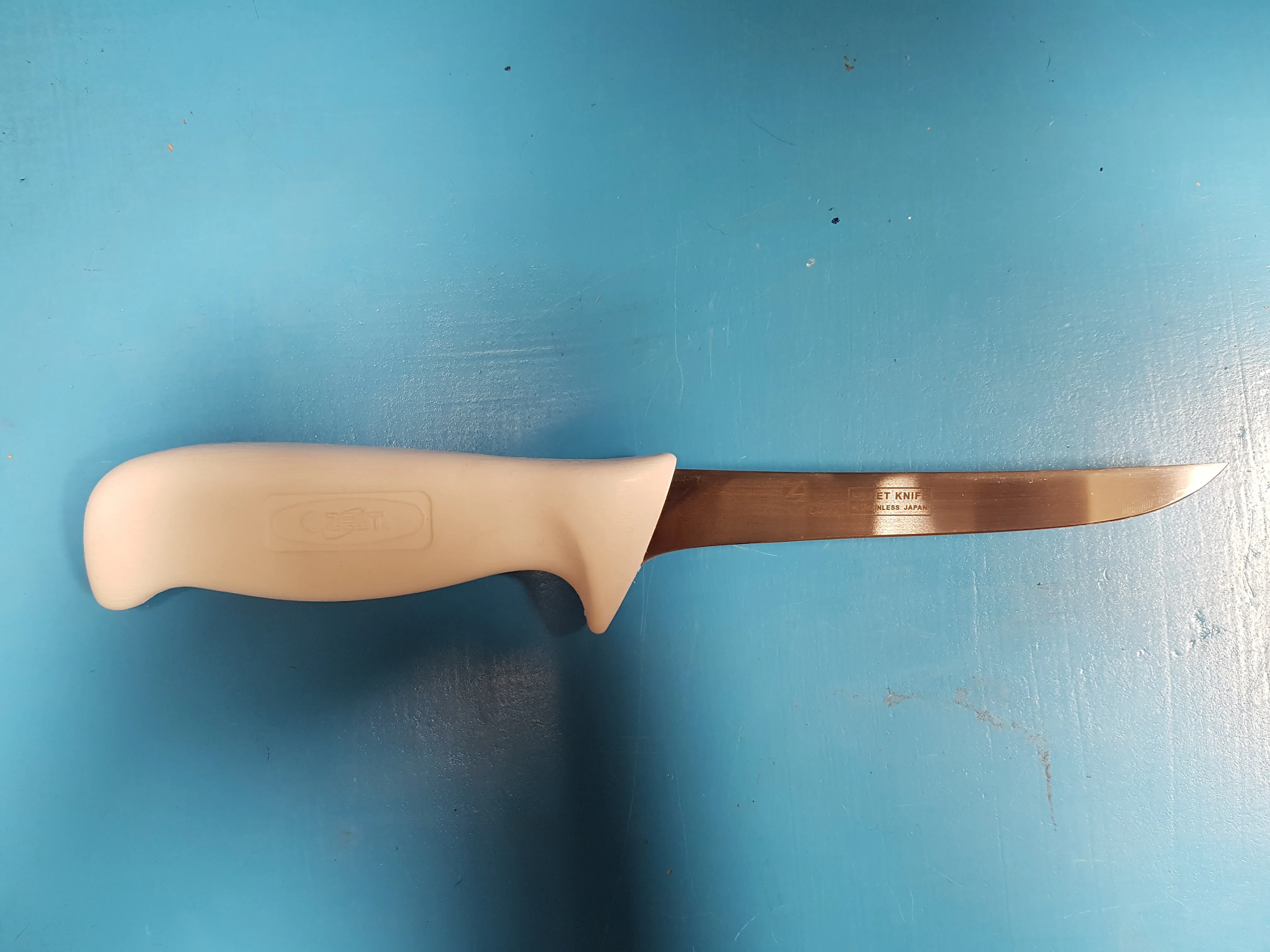 14cm Fish Filleting Knife   Scabbard - Japanese Stainless Steel - Holds an Edge