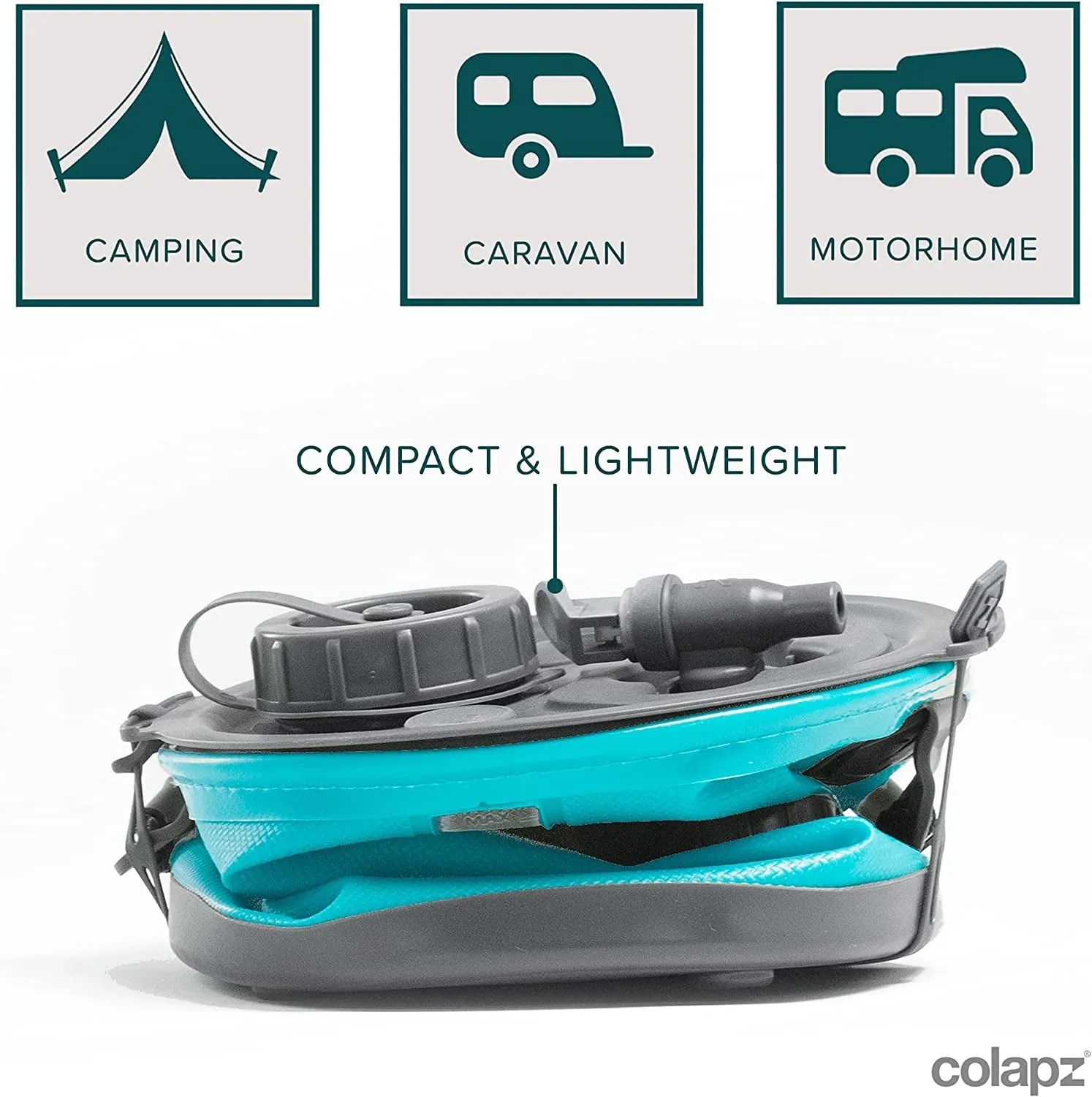 2-Gallon 2-in-1 Collapsible  Container