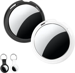 2 Pack Air Tracker Tag [Apple MFi Certified] Pair with Apple Find My(iOS Only) Bluetooth Smart Air Tag Key Finder Item Locator Waterproof Finder Worldwide Tracking for Pet Wallet Backpack Dog Luggage