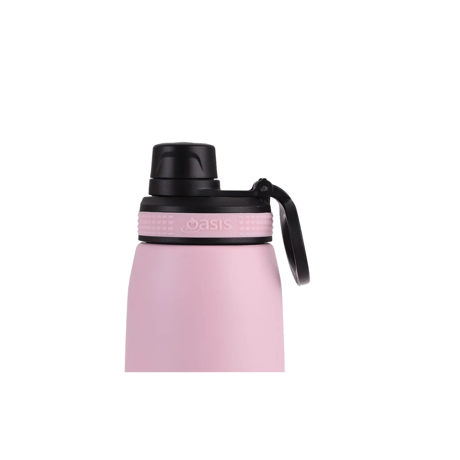 2 x Oasis Stainless Steel Insulated Sports Bottle 780ml w/ Screw Cap - Carnation