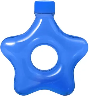 24oz Star Water Bottle, BPA Free, Wristband Water Bottle,for Travel Sports Camping Gym Outdoor (Blue)