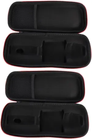 2pcs Vocal Microphone Protector Durable Hard Zipper Case for Microphone Storage Lightweight Compact