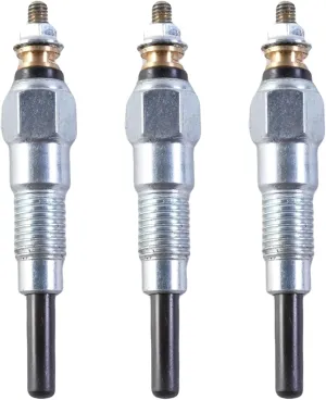 3pcs 3TNV76 3TNM74 3TNV70 Glow Plug for John Deere X495 X595 X740 X744 X748 X749 X750 X754 X758 1025R 1026R 2025R 2026R 26G Compact Excavator