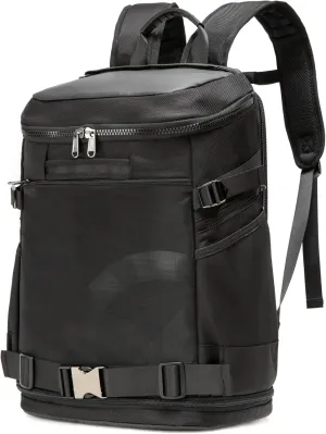 40L Travel Backpack for Men Women, 17.3 Inch Laptop Backpack, Water-resistant Expandable Backpack, Gym Duffel Bag, TSA Friendly Flight Approved Durable Weekender Bag, Black