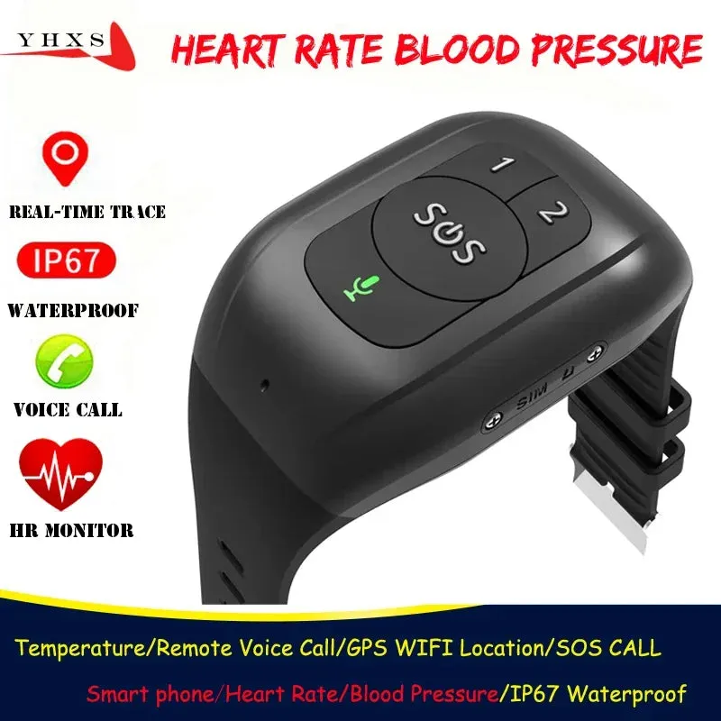 4G GPS Elderly Health Tracker Bracelet