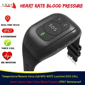 4G GPS Elderly Health Tracker Bracelet