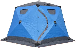 5-6 Person ​Large Space Ice Fishing Tent Winter Fishing Shelter Camping Padded Breathable Windproof Thickened Cotton Warm Tent