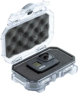 52 Dry Box Protective Case with Pick & Pluck Foam - Travel Safe / Mil Spec / Waterproof / USA Made - for Pistols, Cameras, Phones, Camping, Fishing, Hiking, Traveling, Water Sports, Knives (Clear)