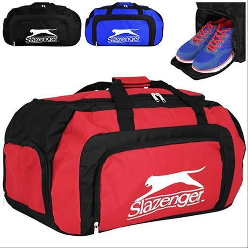 55L Large Gym Duffel Bag with Shoe Compartment – Water-Resistant & Lightweight
