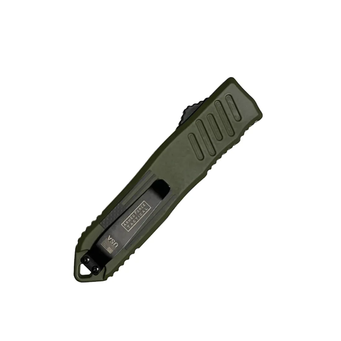 5.5" Automatic OTF Knife w/ Half Serrated Dagger Blade