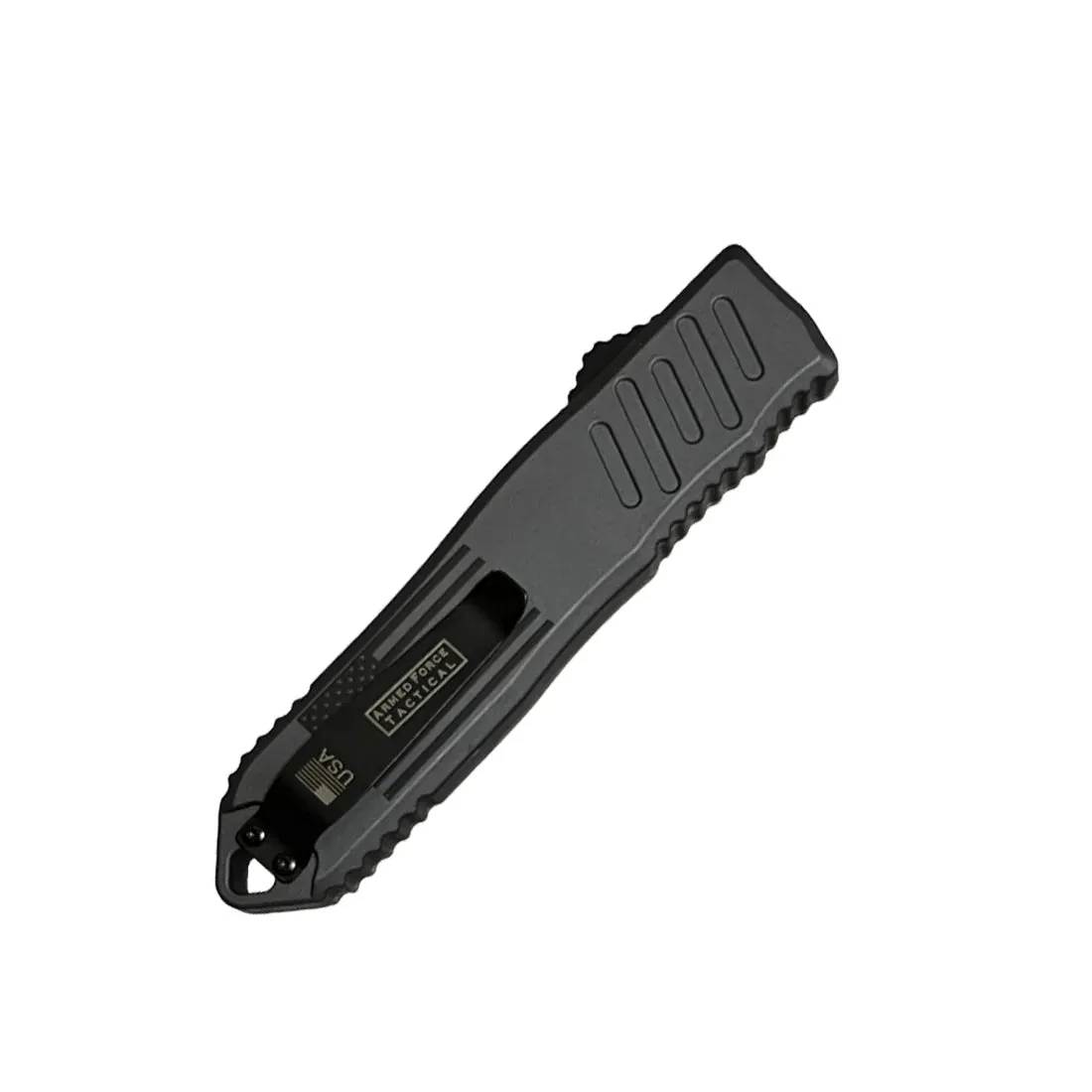 5.5" Automatic OTF Knife w/ Half Serrated Dagger Blade