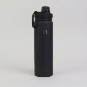 650ml Insulated Stainless Steel Black Bottle | On-the-Go Hydration