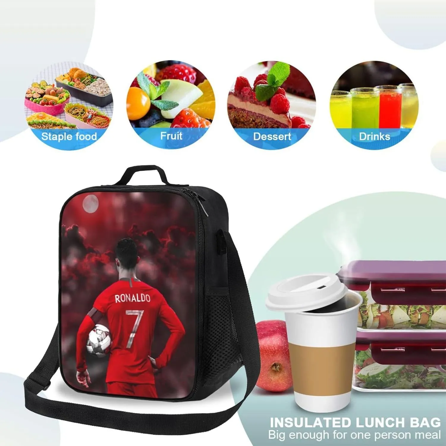 #7 Meal Bag Insulated Lunch Bag Waterproof Reusable Lunch Box Ice Packs For Lunch Bags