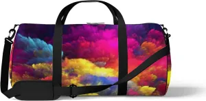 Abstract Background Sports Bag Tote Bag Waterproof Gym Bag with Shoulder Strap Zipper 2 Side Pockets for Men and Women, Travel and Storage Shoulder Bag.