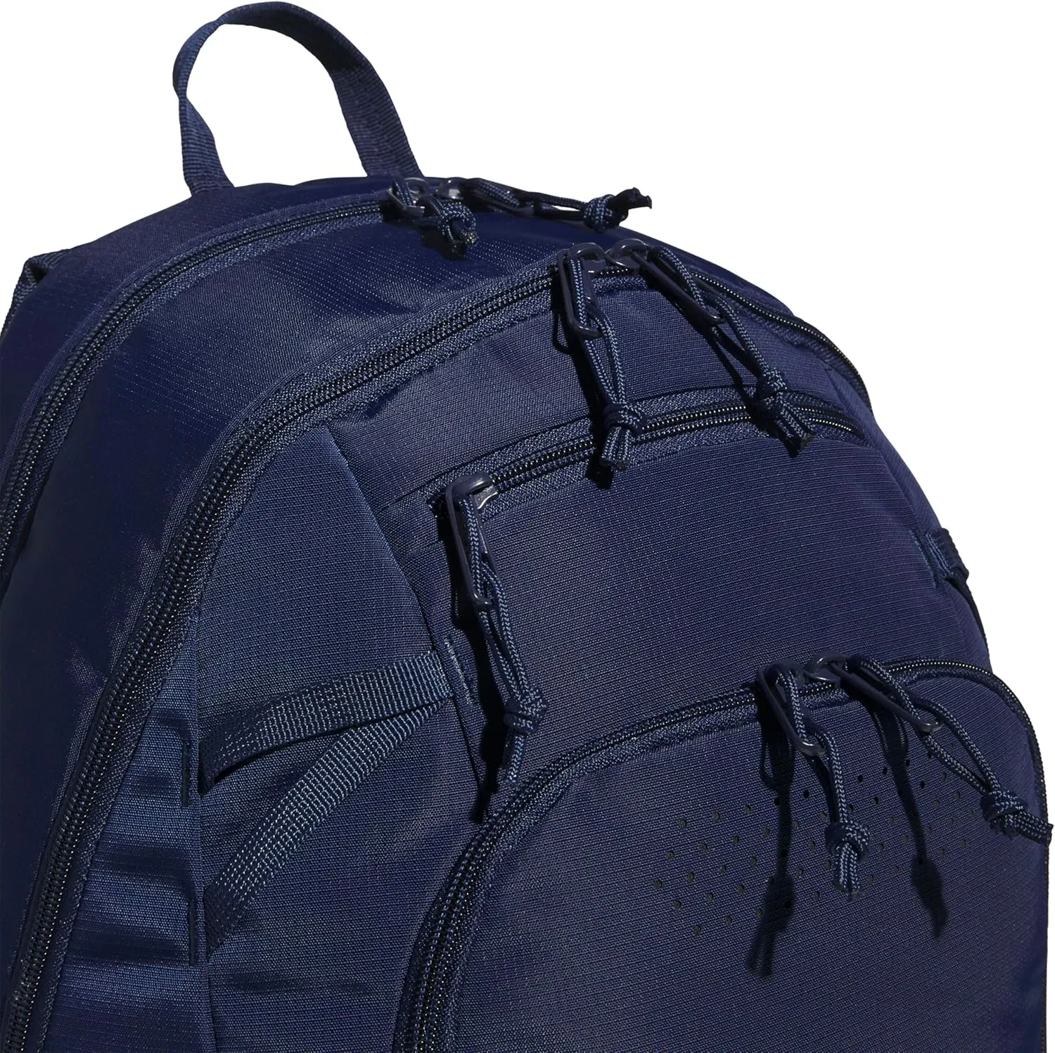 adidas Defender 5 Team Sports Backpack (33L) Durable Large Athletic Gym Laptop Travel Bag, Navy Blue, One Size