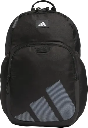 adidas Midway Small Backpack for Women and Men, Durable Laptop Bag, Black/White, One Size