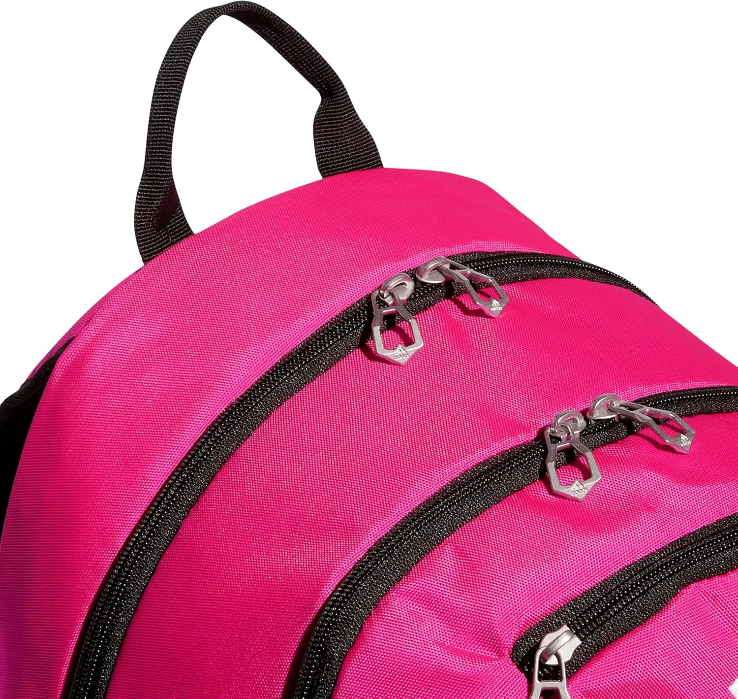 adidas Striker Team Sports Backpack Durable Athletic Gym Laptop Bag, Shock Pink/Black/White/2.0 (28L), One Size