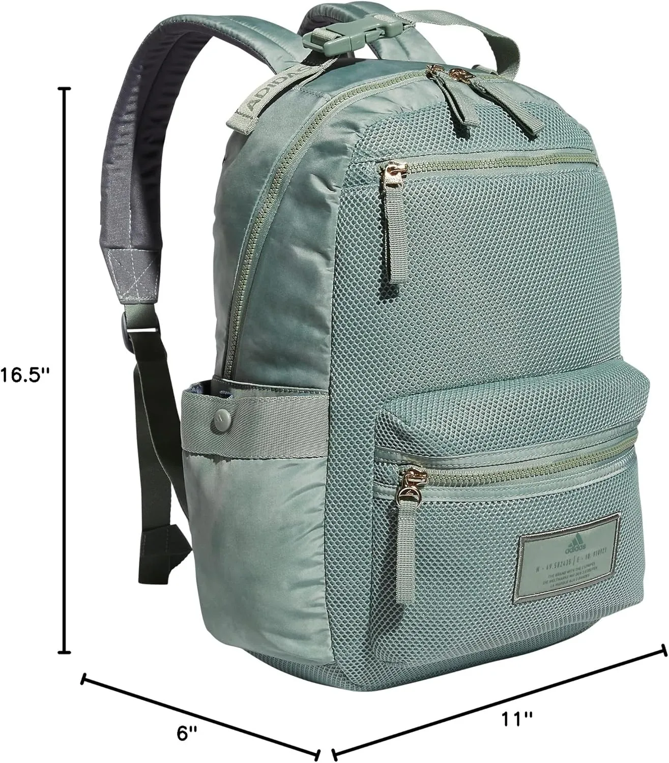 adidas Women's VFA 4 Backpack, Silver Green/Stone Wash Silver Green/Gilver, One Size