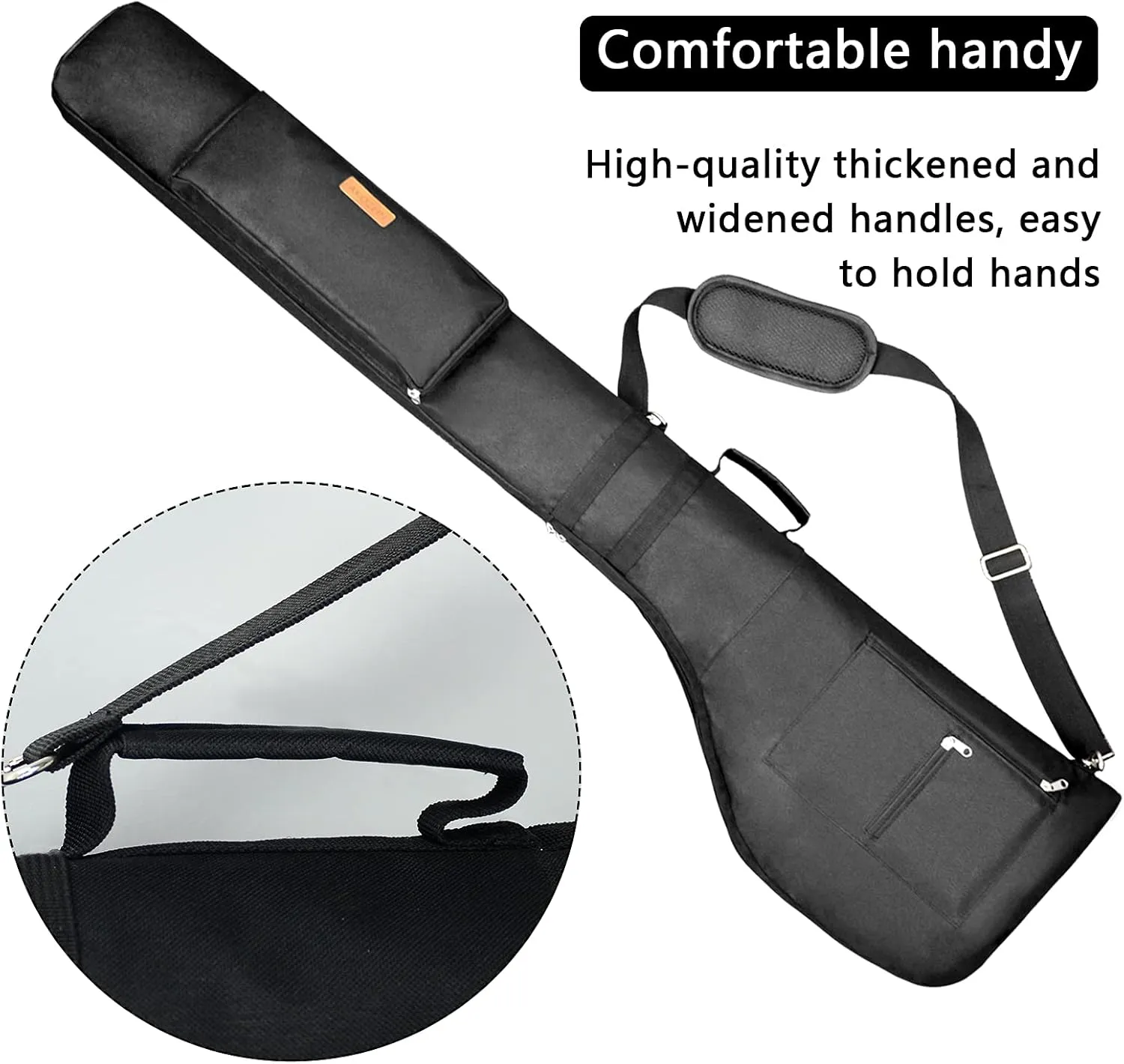 AKOZLIN Golf Carry Bag Golf Clubs Lightweight Foldable Travel Sunday Golf Case with Strap Waterproof Sunday Bag