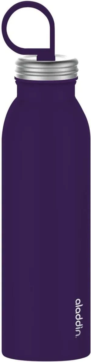 Aladdin Chilled Thermavac Stainless Steel Water Bottle 0.55L Violet Purple – Insulated Metal Water Bottle - Keeps Cold for 9 Hours - BPA-Free Thermos Flask - Leakproof - Dishwasher Safe