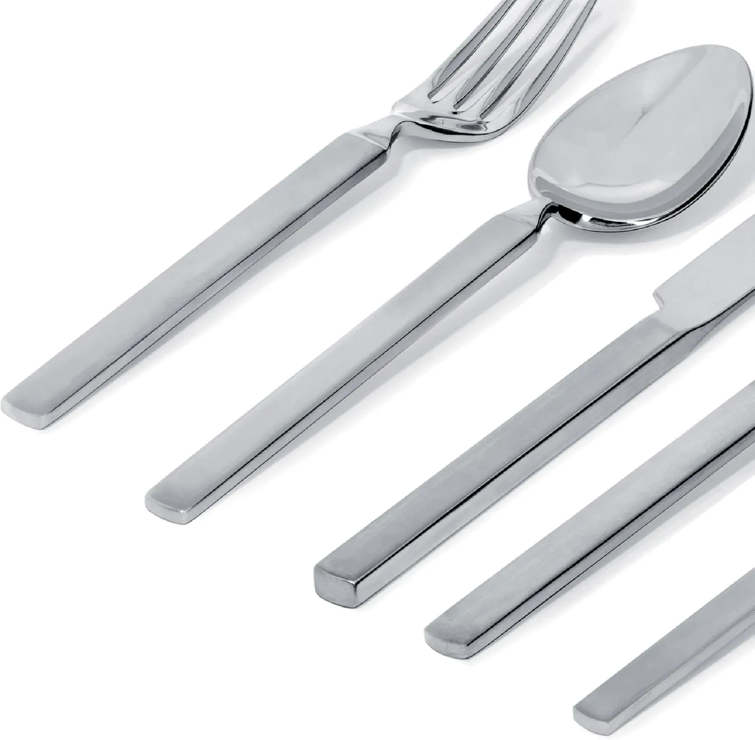 Alessi Dry Cutlery Set, 5 Piece, Silver