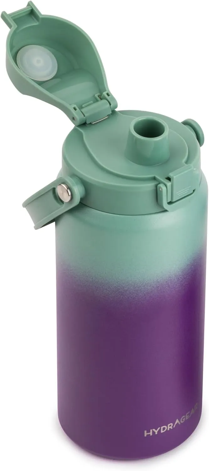 Alpine Insulated Stainless Steel Bottle with Leak-Proof Flip Lid - 40 Oz - Matcha Ombre