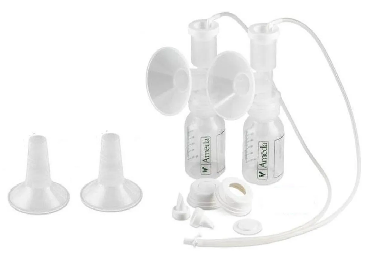 Ameda Purely Yours Replacement Parts Dual Kit BPA FREE - Large (30.5mm)/ Insert (28.5mm)