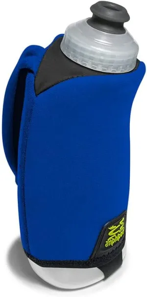 Amphipod Hydraform Ergo-Lite Handheld Water Bottle, BPA-Free Minimalist Insulated Hydration for Ultra-Running & Walking - Blue - 16 oz