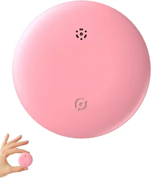 Android Compatible Air Tags with Google Find My Device App, Bluetooth Tracker for Android, AirTag for Android Phones, Dog GPS & Cat Tracker, Smart Tracking Tag for Keys, Suitcase (Pink, ONE)