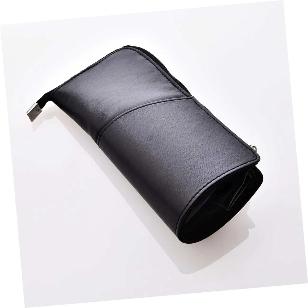 Angoily 2pcs Makeup Bag for Travel Woman Makeup Bag Cosmetic Brush Pouch Makeup Brush Purse Portable, Blackx3pcs, Mx3pcs
