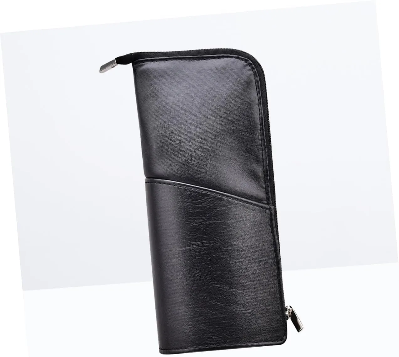 Angoily 2pcs Makeup Bag for Travel Woman Makeup Bag Cosmetic Brush Pouch Makeup Brush Purse Portable, Blackx3pcs, Mx3pcs