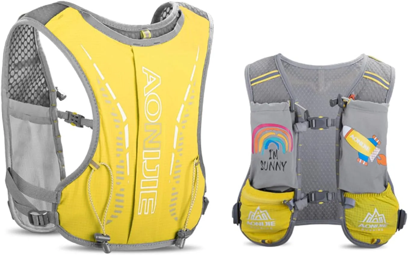 AONIJIE 5L Children's Hiking Backpack Outdoor Ultra-Light Running Vest for Running and Cycling