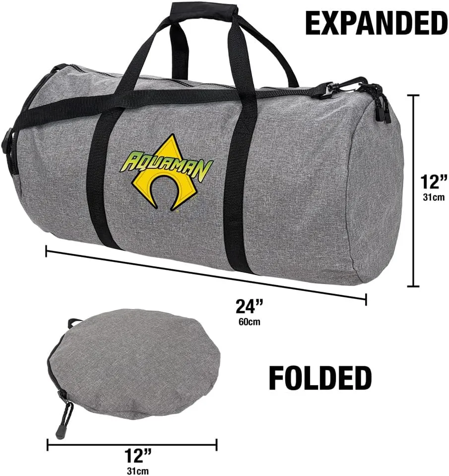 Aquaman Logo Lightweight Duffel Bag for Sports and Gym Packable for Travel