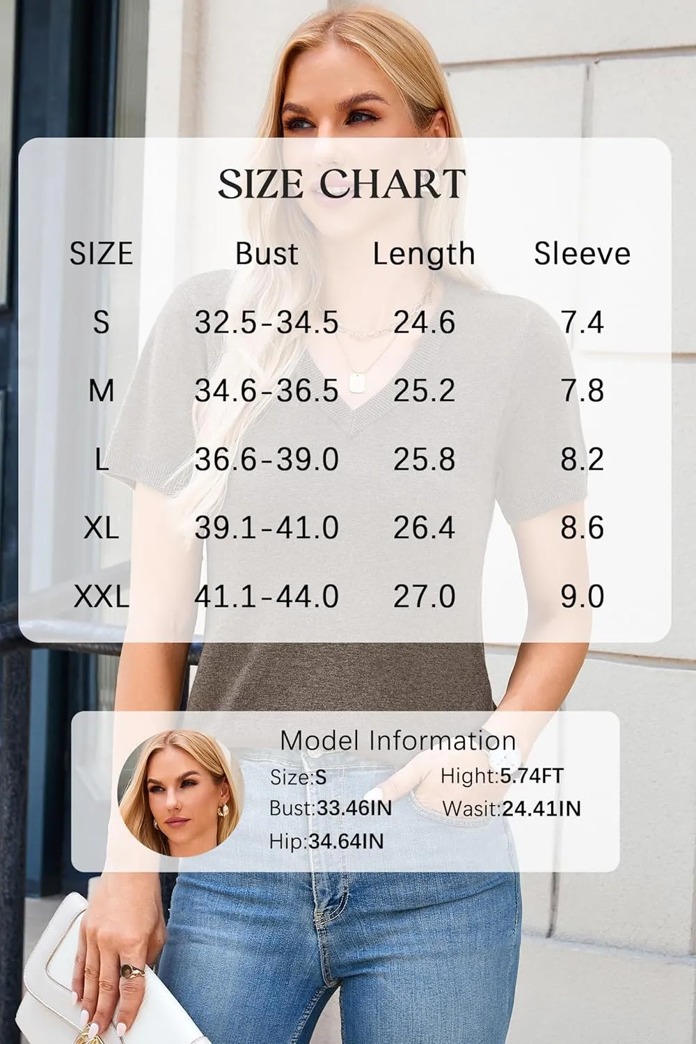 Arach&Cloz Women's Wool Blend Summer Tops Lightweight Business Casual Blouses