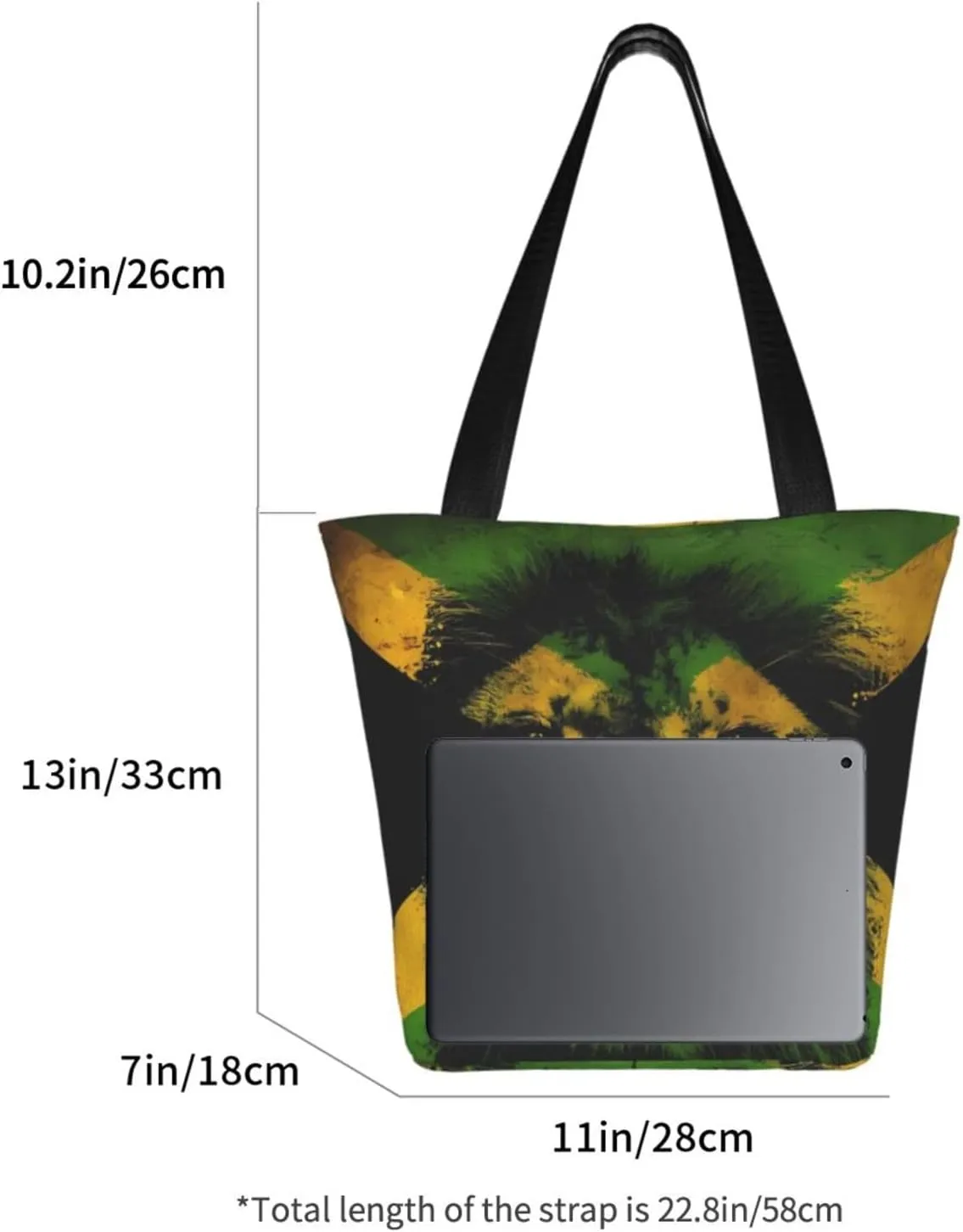 Army Camo Tote Bag For Women Lightweight Shoulder Bags Shopping Handbags With Zipper