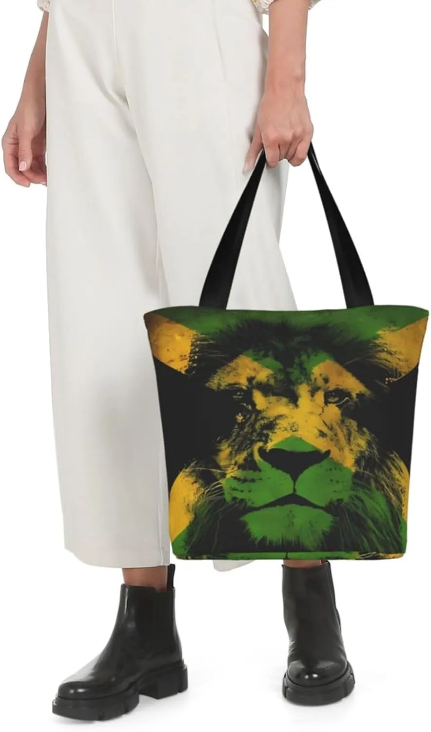 Army Camo Tote Bag For Women Lightweight Shoulder Bags Shopping Handbags With Zipper