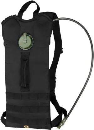 Army Patrol Hydration Backpack Water Bladder MOLLE Webbing Airsoft Hiking Black