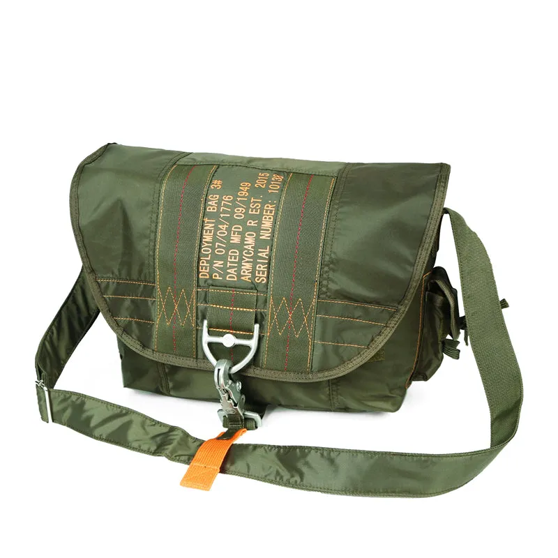 ARMYCAMO | Wolfwarriorx | L&Q army  Parachute Style Messenger Shoulder Bag