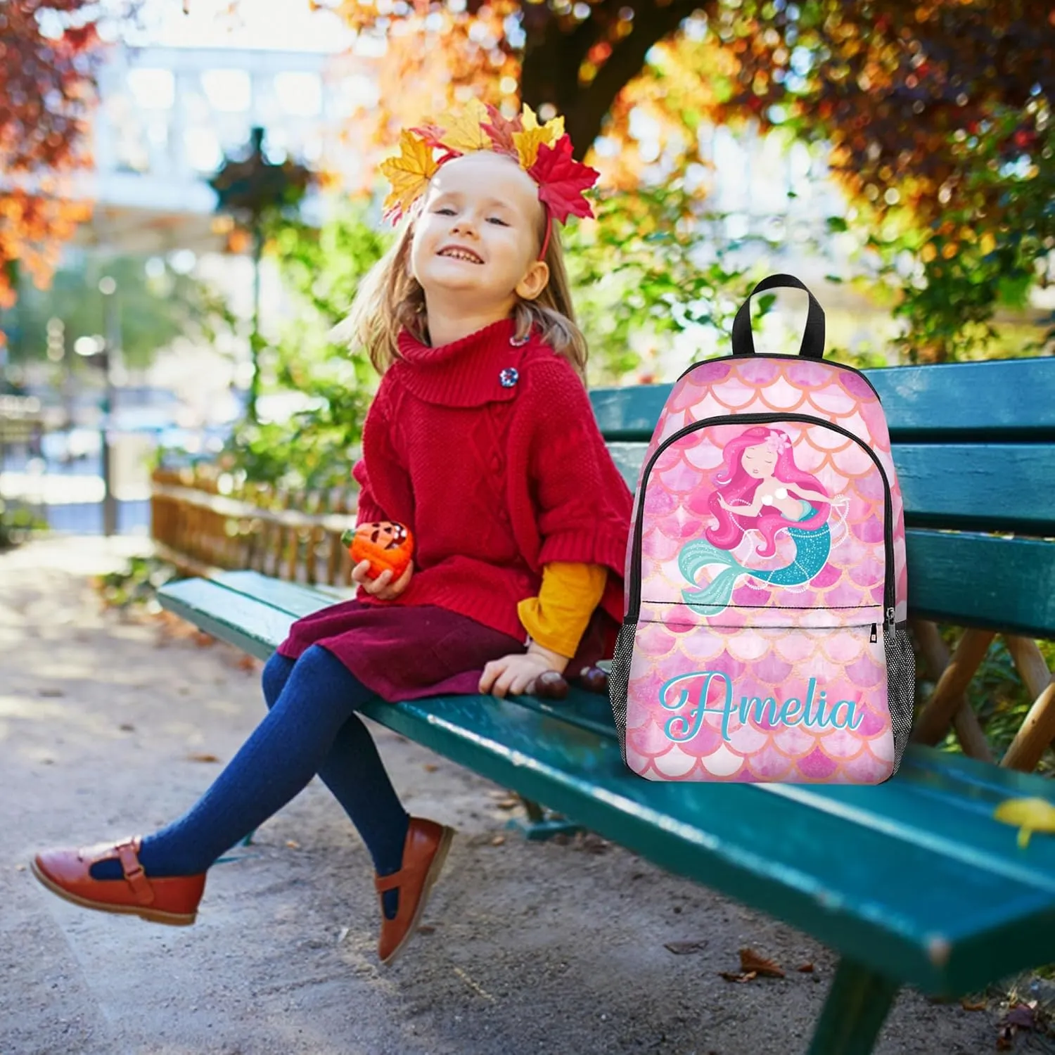 Artsadd Custom Kids Backpack Personalized Name Bookbags School Bag for Boys&Girls Preschool Elementary Kindergarten Backpack(A-design 03)