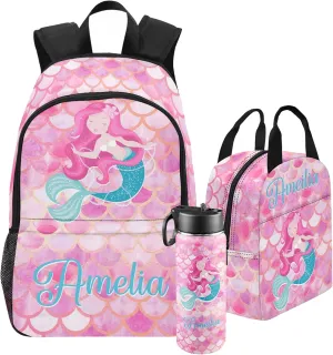 Artsadd Custom Kids Backpack Personalized Name Bookbags School Bag for Boys&Girls Preschool Elementary Kindergarten Backpack(A-design 03)